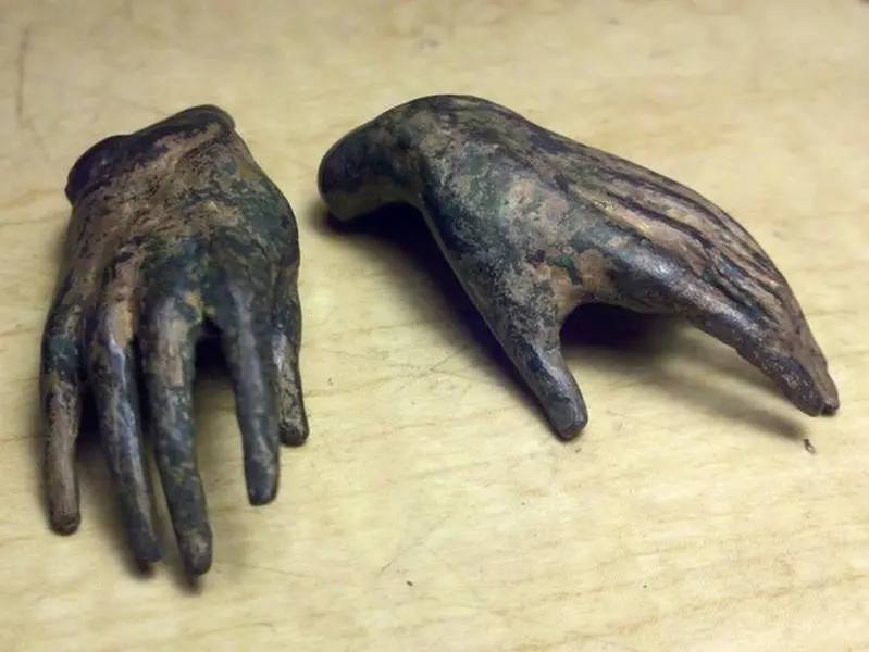 Small Bronze hands