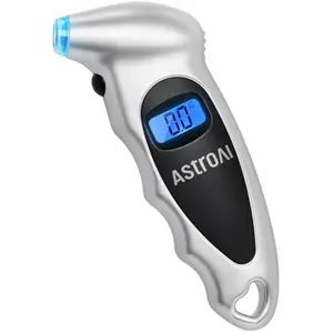 Digital Tire Pressure Gauge 0–150 PSI, High Accuracy ±1 PSI with Backlit LCD, 4 Measurement Units for Cars, Trucks & Bikes, Easy & Reliable Reading
