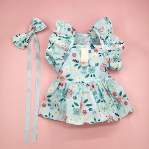 Dog Clothes Spring And Summer Thin Skirt Lolita Wholesale Princess Light Blue Butterfly Sleeve Cat Pet Clothes