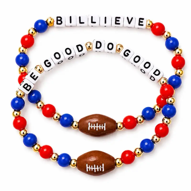 Personalized Buffalo Football Team Spirit Bracelet