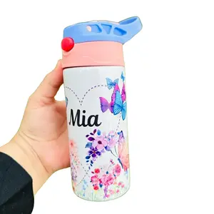 Kids Custom Water Bottle - Perfect for On-The-Go Hydration - Tumbler, Drinkware Bottled Washable