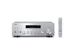 YAMAHA R-N600A Stereo Network receiver with Wi-Fi, Bluetooth, and Apple AirPlay 2 -Silver