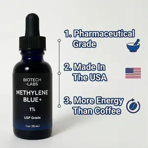 Methylene Blue Supplement – Brain Boost for Focus, Energy, Clarity & Healthcare Fitness