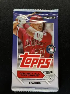 Topps 2023 Topps Baseball Update Series Single Pack - Collect All 330 Cards Major League Baseball 5 Cards