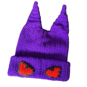 NITZKBZ Handmade Crochet POKÉMON inspired Gengar Cat Beanie