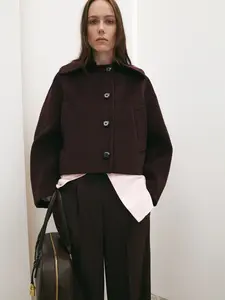 Mango Wool jacket with shirt collar