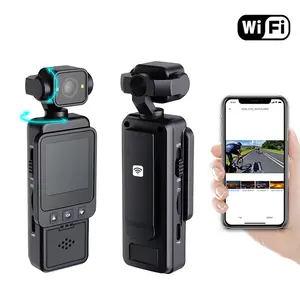 Portable Action Camera, 1080P HD Video Quality, 360° Rotating Lens, Built-In Microphone, Captures Clear Audio, Ideal for Outdoor Adventures