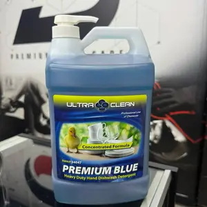 Ultra Clean Premium Blue Heavy Duty Hand Dishwash Detergent Concentrated Formula Home34047