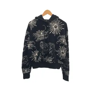 Pre-owned CHANEL Cotton Small Leather Goods Coco Mark Lion Hoodie