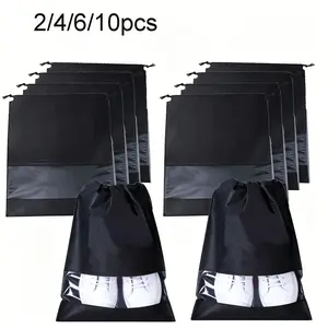 Non-Woven Travel Bag Set, Shoe Storage Bags, Organizer Pouches, Essential for Beach, Summer Vacation, University Dorms, Home, School, Hotel