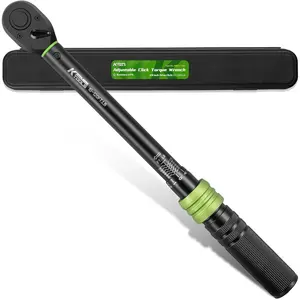 3/8-Inch Drive Click Torque Wrench - 10-120 Ft-Lb/13.6-162.6Nm, Adjustable Dual-Direction Torque Wrench with 3% Precision, 72  , Dual Range for ,  and  Repair