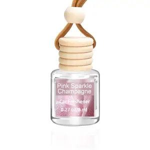 Scented Car Freshener 1 Pack - Long-lastingFragrance, Hanging Air Fragrance Essential OilDiffuser, Car Scents Accessories Cute CarInterior Decor, Scented Car Air Freshener -Long Lasting Car Diffuser, Romantic ValentinesDay Gift for Her