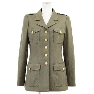 Pre-owned CHANEL Wool Small Leather Goods Tweed Jacket