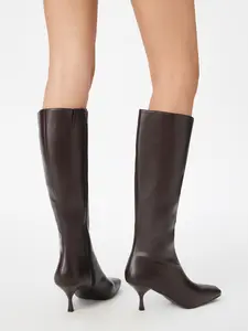 Cider SQUARE TOE STILETTO KNEE HIGH BOOTS