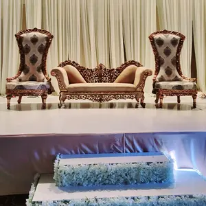 Throne Chair - Gold Deco