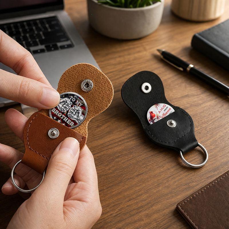 To My Son I Believe In You Personalized Pocket Hug, Keepsake Pocket Hug, Leather Keychain Gift for Son, Father to Son Gift,Custom Pocket Hug To My Son I Believe In You Personalized Pocket Hug, Keepsake Pocket Hug, Leather Keychain Gift for Son, Father to Son Gift,Custom Pocket Hug