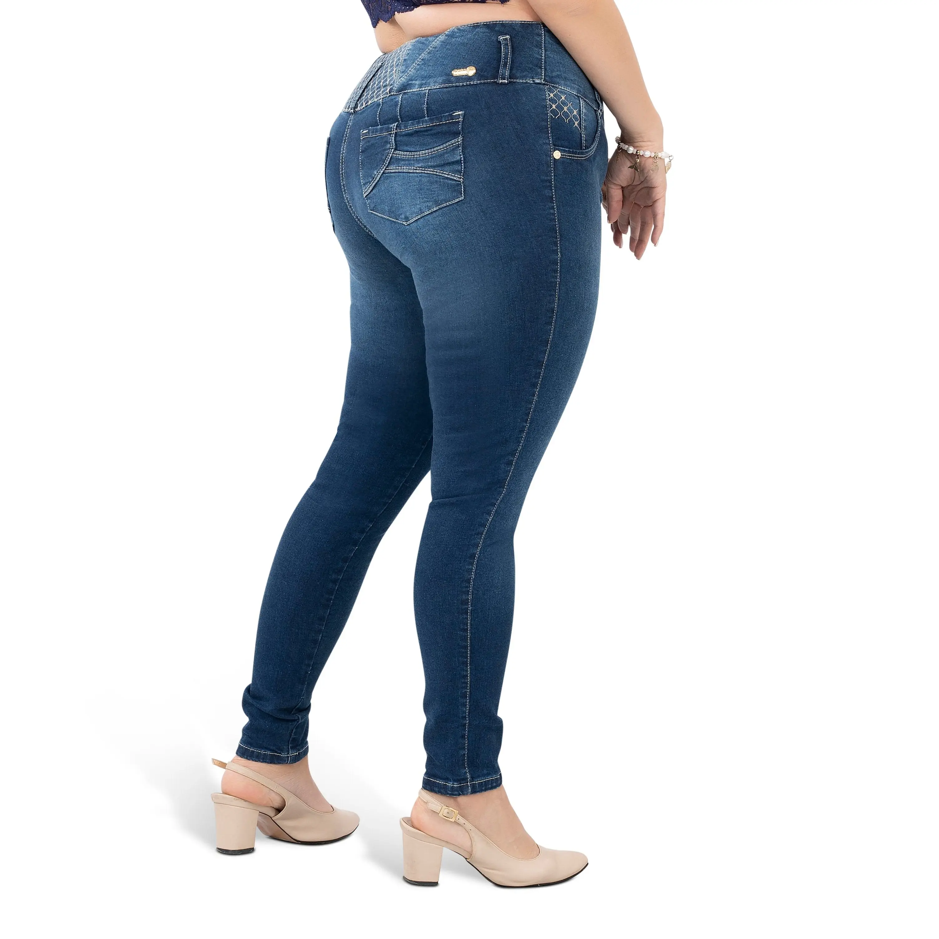 Booty Lift Skinny Jeans for Women | Sizes 10-22 | Classic Blue | Tummy Control Comfort Womenswear womenswear denim lady--=%2=- jean=%2=----=%2=- risen=%2=----=%2=- jean=%2=-- risen jean robin jeans judy lewkin mid rise everlane isabella ladera