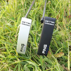 Golf putter PIN black and silver complete set, single club, lightweight, casual, ultra-light, adjustable clubhead