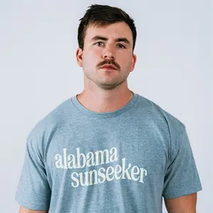 Sunseeker Tee Heather Blue Pacific - Ski Club T-shirt