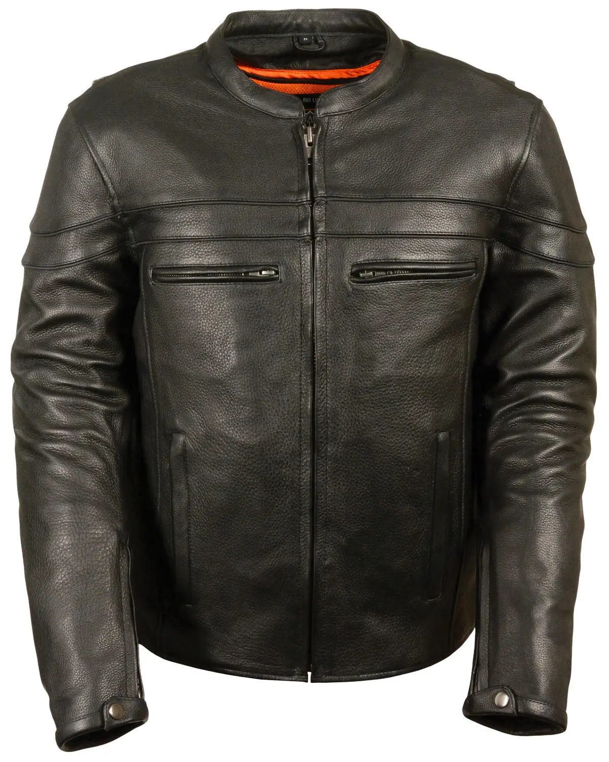 Milwaukee Leather Men's Men'S Sporty Scooter Crossover Jacket - Lkm1725
