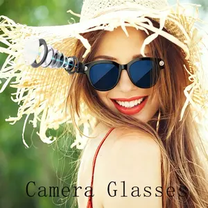 Smart Recording Glasses, One-Touch Photo, Video Recording, Smart Translation, Large Capacity Rechargeable Battery, Ideal for Music, Meetings, Business, Daily Use