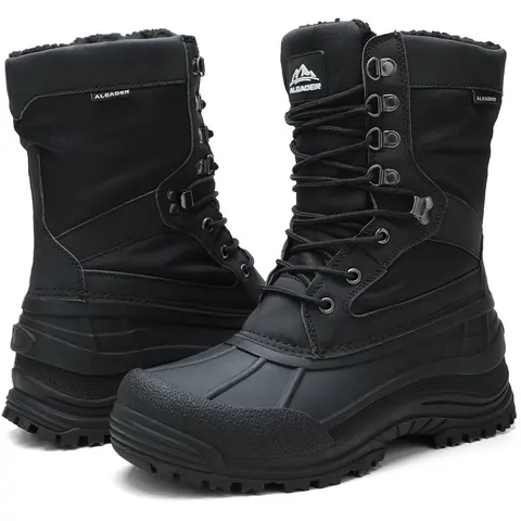 ALEADER Winter Men's Outdoor Warm Classic Snow Boots Non-slip 3M THINSULATE INSULATION Sports Leisure Hiking Boots tiktokshopbacktoschool | Spotlight Day,outdoorfun
