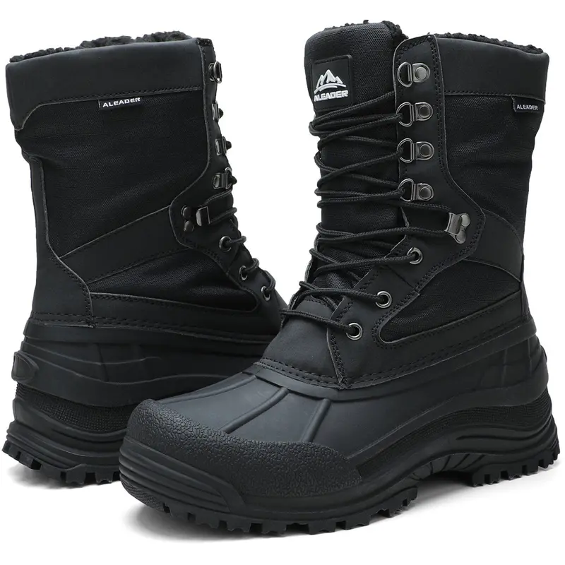 ALEADER Winter Men's Outdoor Warm Classic Snow Boots Non-slip 3M THINSULATE INSULATION Sports Leisure Hiking Boots tiktokshopbacktoschool | Spotlight Day,outdoorfun