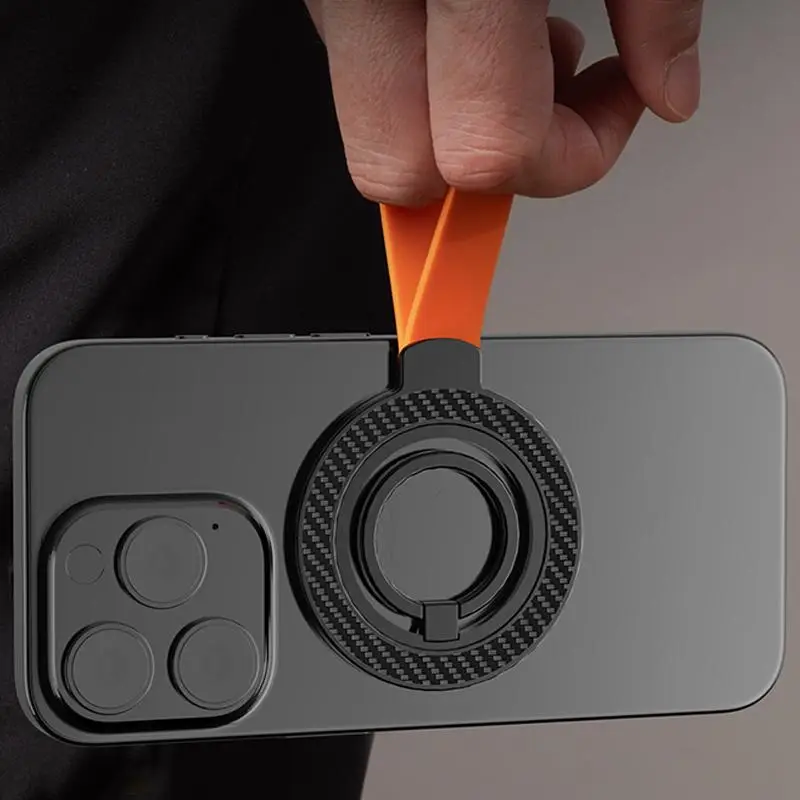 Magnetic Phone Finger Ring Holder, 360 Degree Rotatable Phone Stand, Portable Phone Holder for Home Office Gym Kitchen Desktop Use