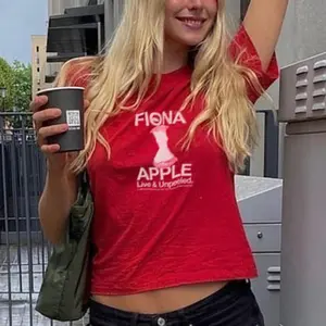 Fiona Apple “Live & Unpeeled” Tee | Vintage Style Baby Tee