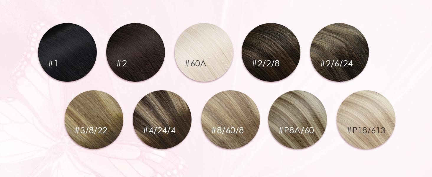 Youngsee 16-28 inches butterfly weft hair extensions ovo weft genius pu weft  hole butterfly  hair extensions human hair XO weft human hair extensions straight hair real human #SummerVibes