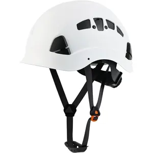 Hard Hat, Vented Safety Hardhats, Cascos De Construccion, 6-Point Suspension Adjustable Forestry Arborist Work Helmet for Men Women, Construction Climbing Protective Headgear