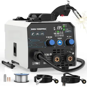 Welder 110v, 3 in 1 MIG Welder Machine Flux Core Welder/Lift TIG/Stick Welding Machine, Portable Wire Feed Welder, Gasless Welding Machine