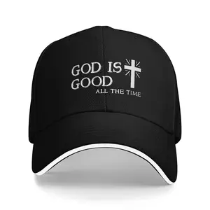 "God Is Good All The Time" Graphic Baseball Cap - Unisex Faith-Based Streetwear