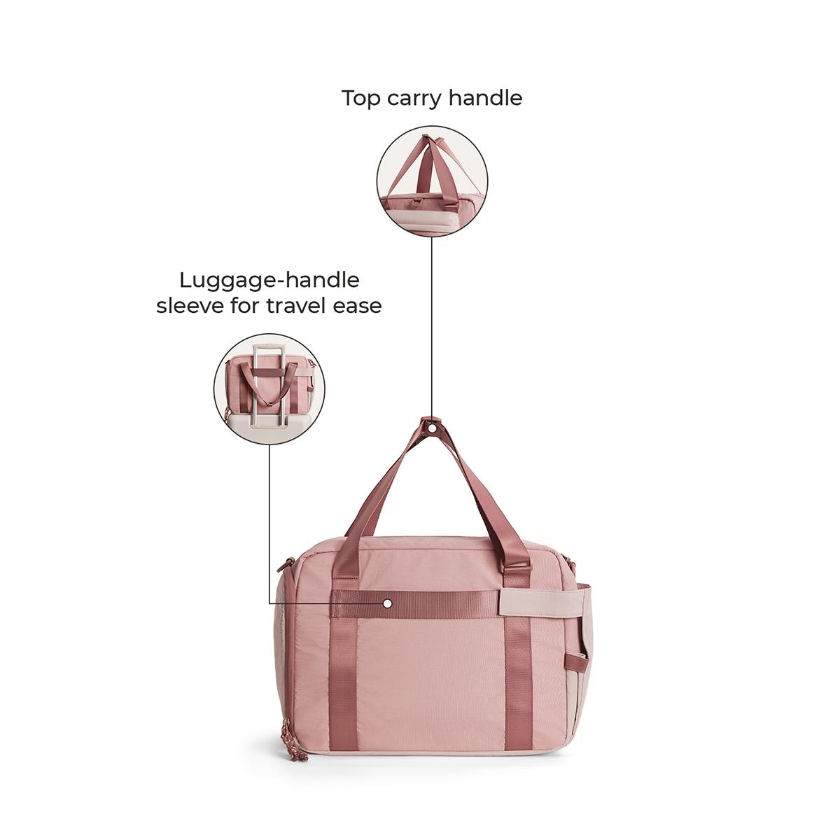 【NEW IN】BAGSMART BAGSMART Crush Duffle Bag 22L Eco-Friendly with Side Storage & Dual Water Bottle Pockets for Gym Weekend Trips & Daily Commutes