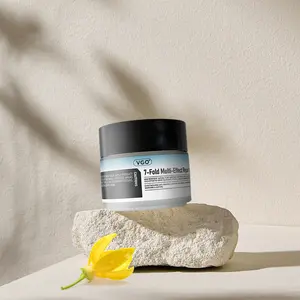VGO 7-Fold Multi-Effect Repair Cream Moisturizer Smooth USA for Hydration, Rejuvenating, and Radiance with Ceramides for Comfort Glow Absorption Moisture Hydrating Hydrate Moisturizing Silky Radiant Glycerin Glycerin