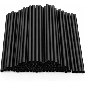 100 count Black  Straws, 5.12 Inch Short Disposable Plastic Drink Straws Small Short Drinking Straw for  Bar Club  Cold Drinks, Cups Travel Mugs Crafts  Bars Use