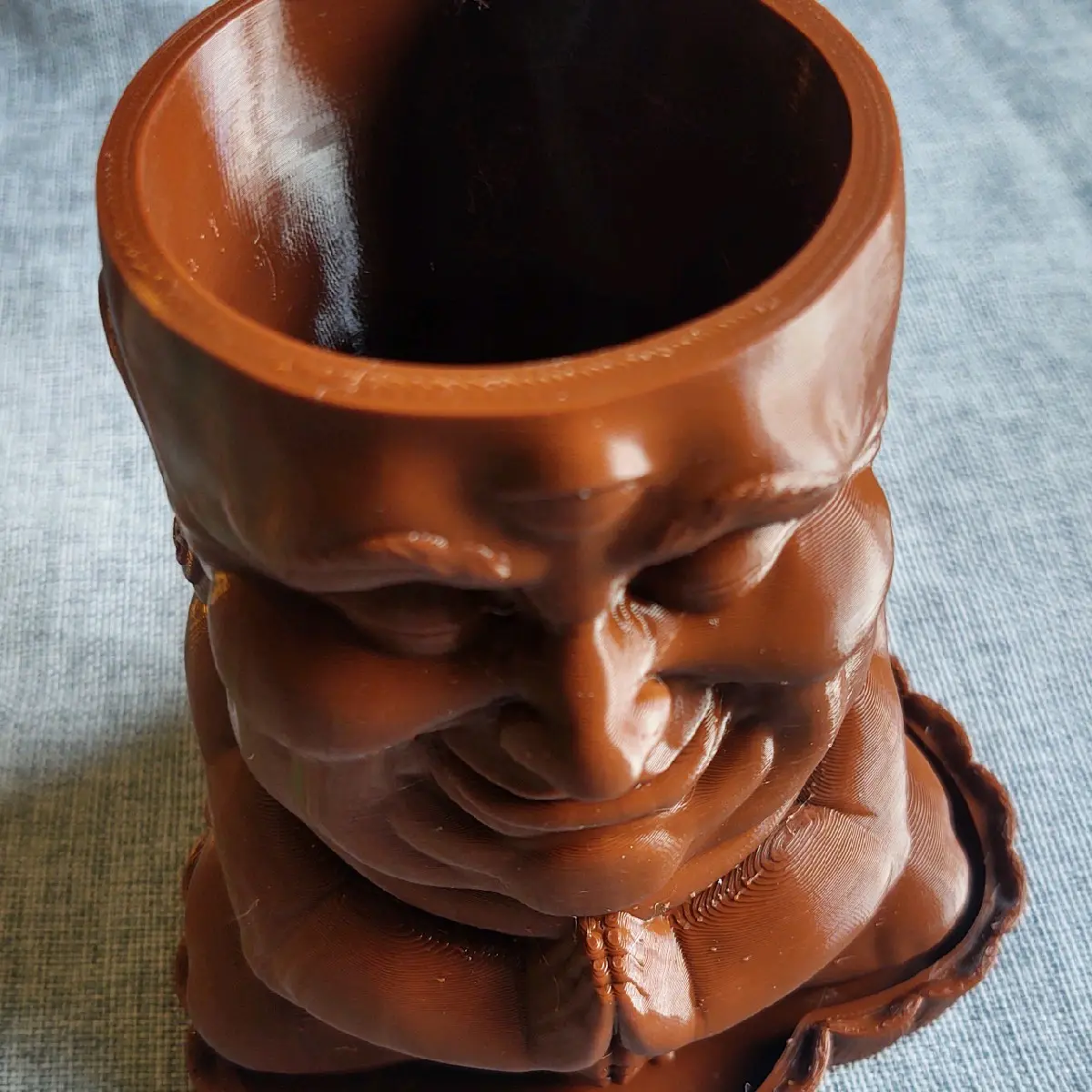 3d printed Buddha flower pot