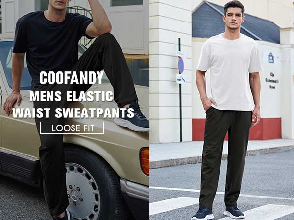 COOFANDY Men's Pants Cotton Yoga Pants Casual Sweatpants Jogger Open Bottom Lounge Pants with Pockets Gift Ideas COOFANDY Men's Pants Cotton Yoga Pants Casual Sweatpants Jogger Open Bottom Lounge Pants with Pockets Gift Ideas