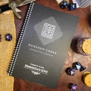 Dungeon Codex Shadowdark RPG Character Journal journal