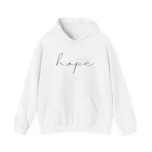 Message is Hope Hooded Sweatshirt - Narcotics/Alcoholics Anonymous Clothing & Gifts - Recovery Hoodie