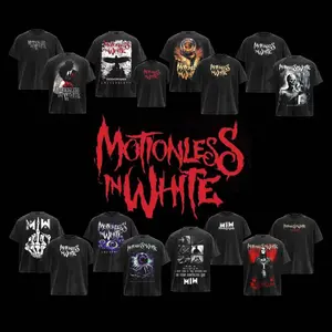 [Collection] Retro Motionless in White Chris Motionless T-Shirts, metal band shirt, rock tour t-shirt, alternative band merch, trending t-shirt, 90s graphic tee, vintage graphic tee, grunge