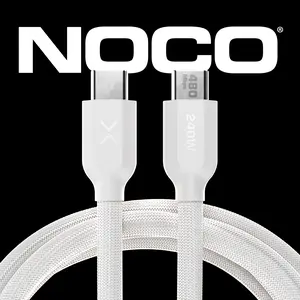 NOCO XGrid XC2: 240W USB-C to USB-C Cable – USB-IF Certified, E-Marker Chip, 480Mbps Data – 6 Foot