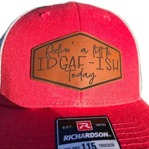 Feelin a Little Dgaf-ISH Today Patch Hat hats for women casual outdoor snapback cap trucker caps