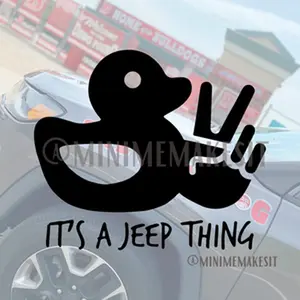 It's A Jeep Thing (Duck) Decal