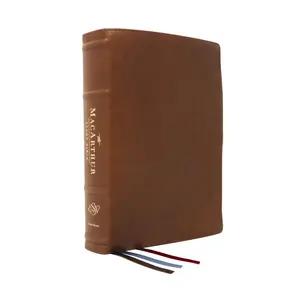 ESV, MacArthur Study Bible, Brown Premium Goatskin Leather, Premier Collection: Unleashing God's Truth One Verse at a Time (Holy Bible, English Standard Version)