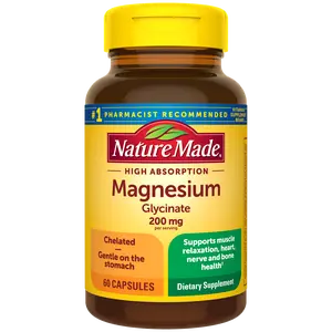 High Absorption Magnesium Glycinate Capsules 200 mg
