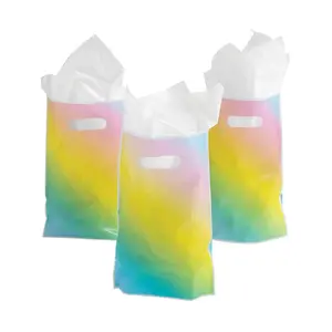 Bulk  50 Pc. Pastel Rainbow Goody Bags