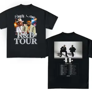 Double Sided Brown Usher Raymond THE R&B TOUR 2026 Unisex tee