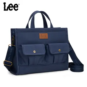 Lee Large Work Tote Bag for Women Crossbody Canvas Messenger Bag with Pockets Everyday Shoulder Bag Versatile Practical Christmas Gifts
