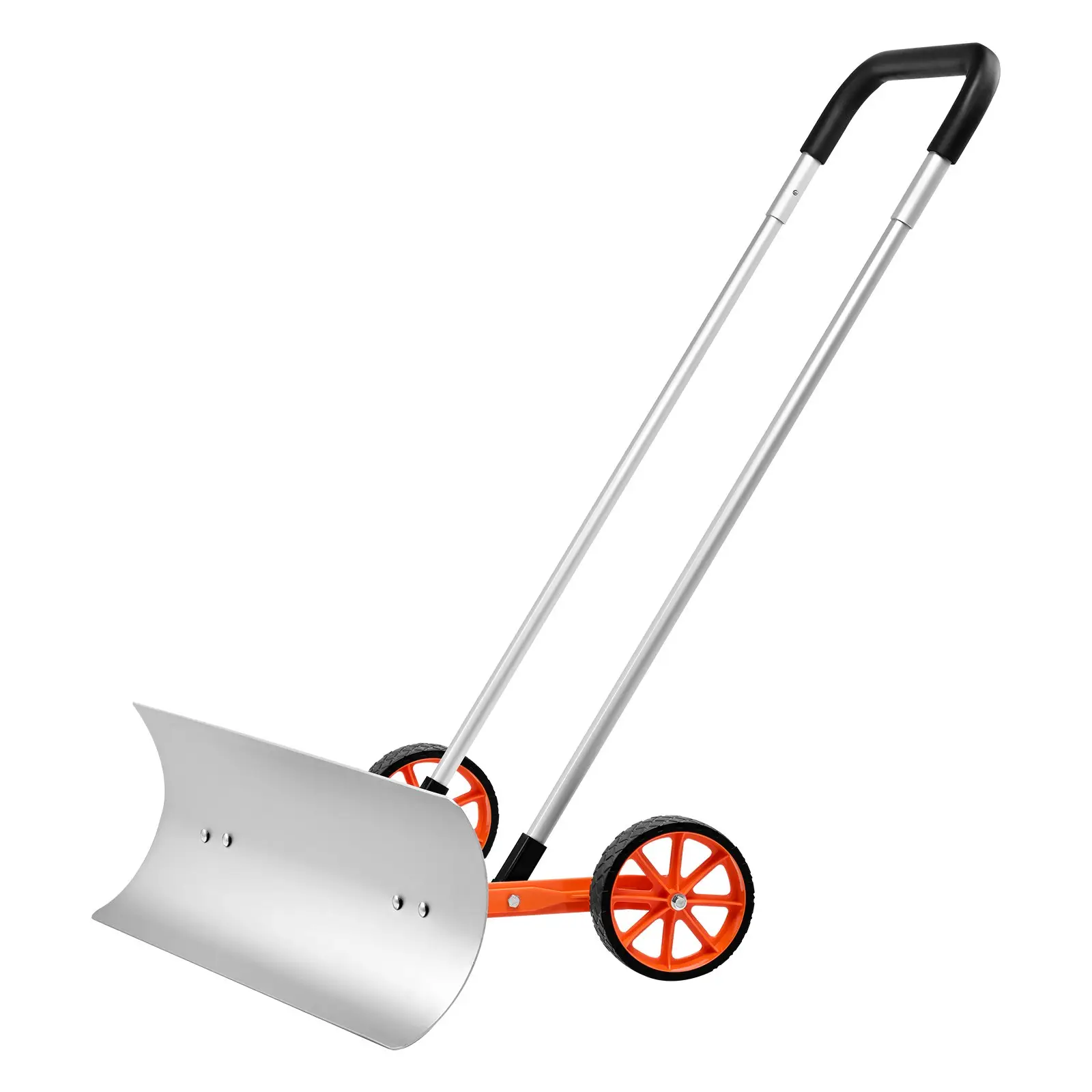 VEVOR Snow Shovel with Wheels, 37 inch Snow Shovel for Driveway, ABS Snow Shovel Pusher for Snow Removal, Heavy Duty Shovel Pusher with Wide Blade and